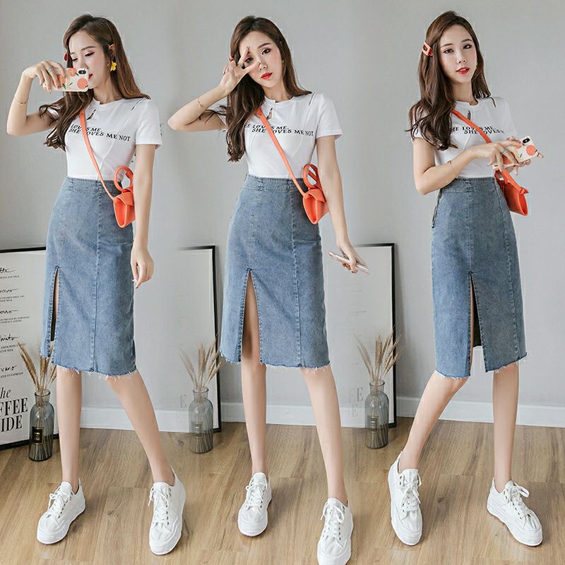 Chân Váy Jeans dáng chữ A | BigBuy360 - bigbuy360.vn
