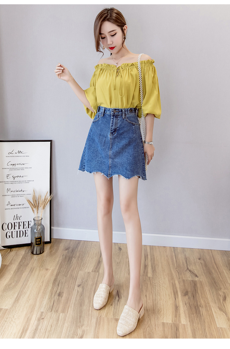 Chân Váy Denim Thời Trang Mùa Hè Phong Cách Hàn Quốc | BigBuy360 - bigbuy360.vn