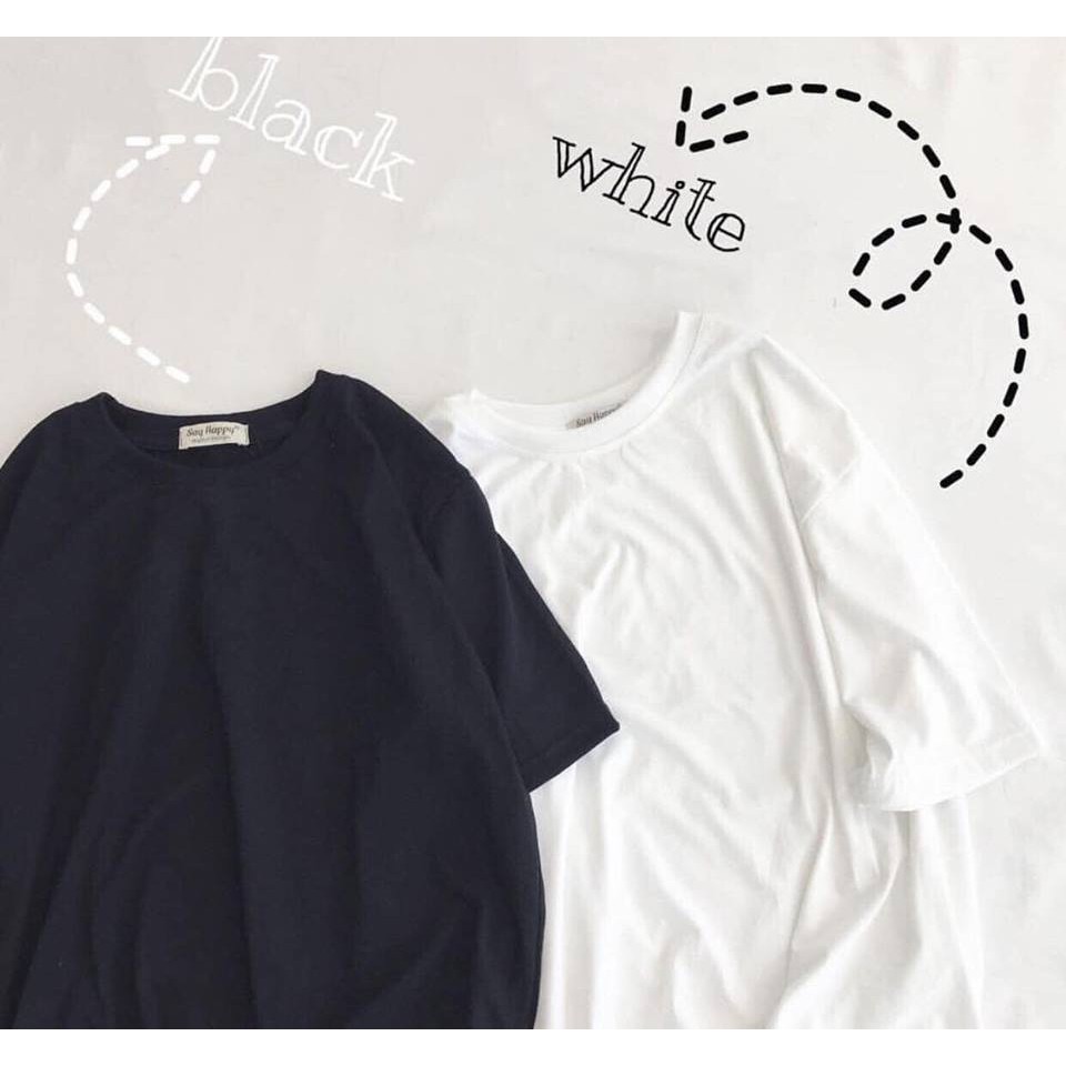 Áo thun cotton unisex nam nữ - basic tee T-shirt Plain Color (thêm 1 số màu)