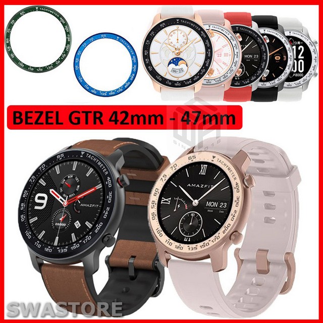 [Tặng cường lực] Vòng Bezel thép bảo vệ viền đồng hồ Amazfit GTR 47mm GTR 42mm