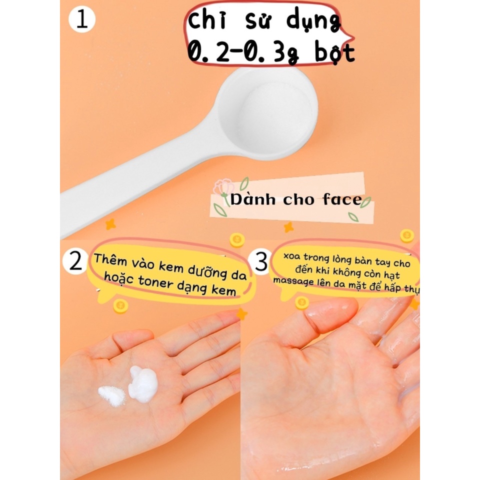 Bột Nia Niacinamide tinh chất làm trắng sáng da nồng độ cao kiểm soát dầu làm sáng màu da