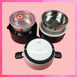 Hộp cơm hâm nóng 3 tầng cắm điện inox, hộp cơm 3 tầng ủ cơm tự động