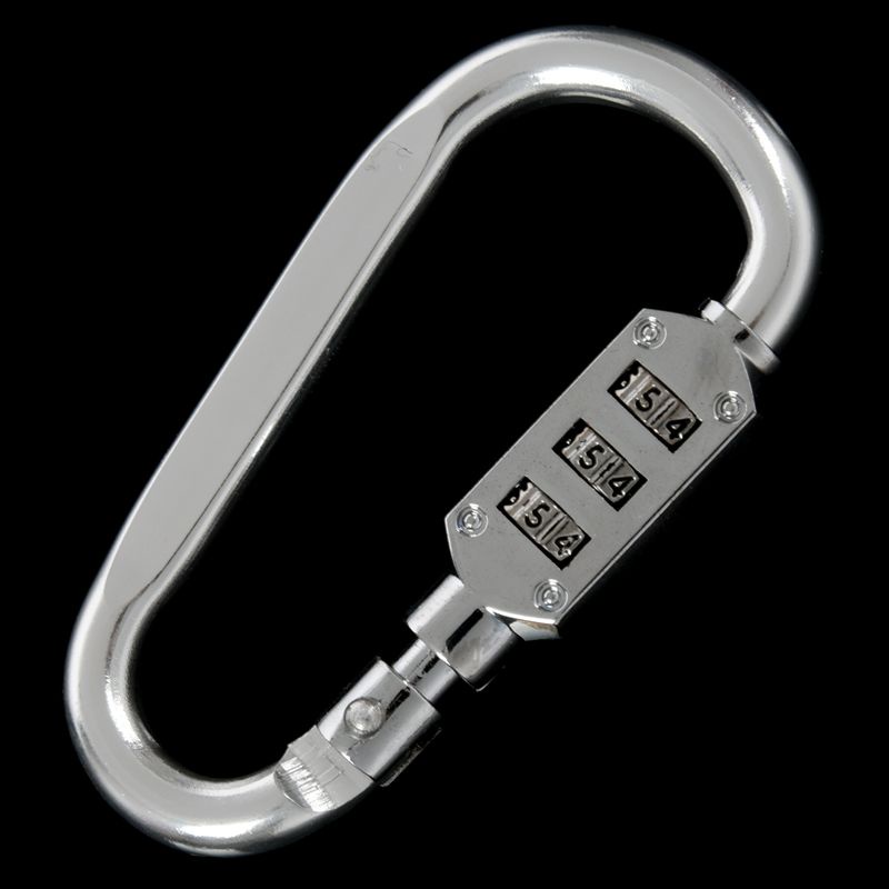 Ổ Khóa Số 3 Chữ Số Màu Bạc