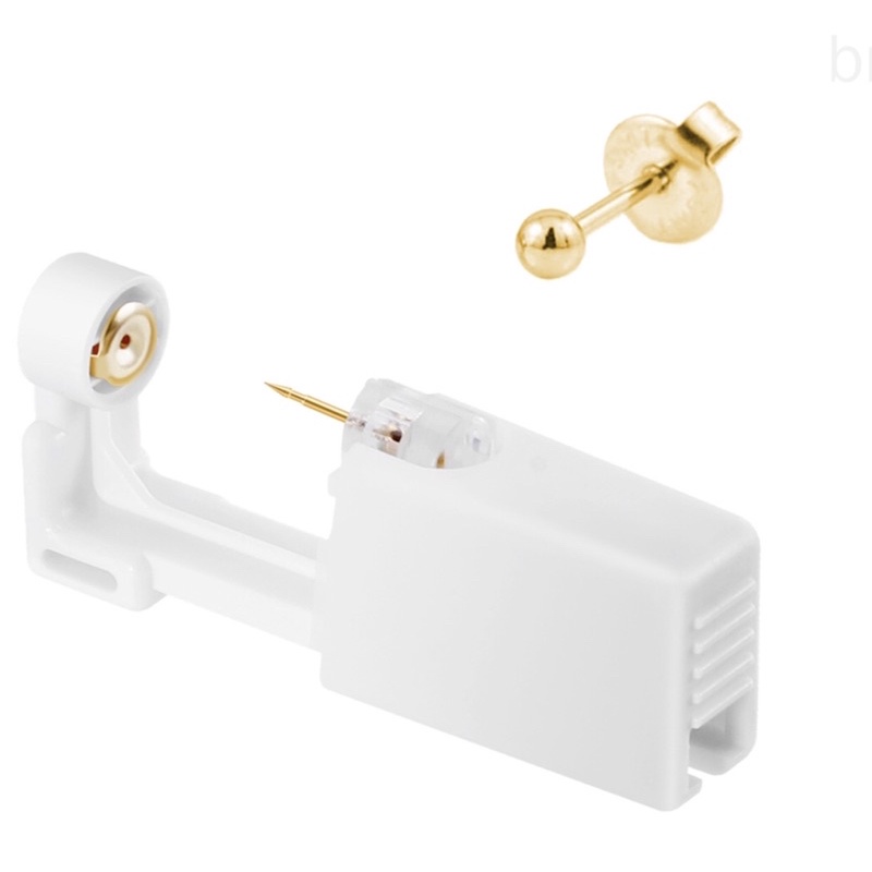 Bấm khuyên tai bi tròn vàng dùng một lần an toàn, tiệt trùng, tiện lợi, tự bấm tại nhà