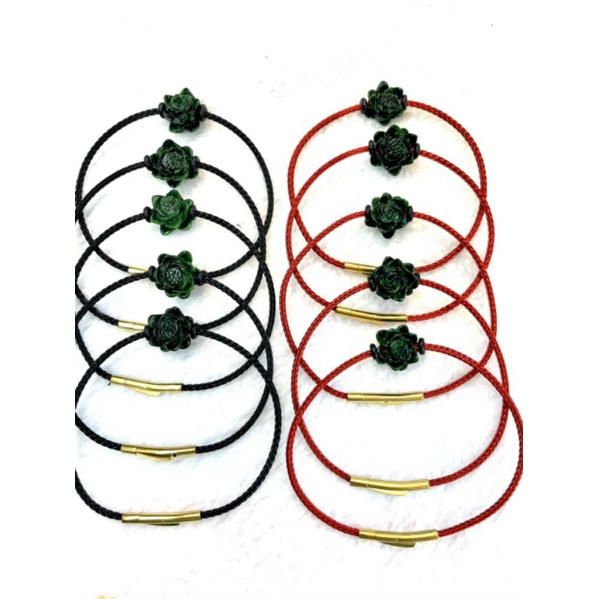 Vòng tay nữ bông sen đá sơn thủy thanh tẩy mang lại may mắn bình an