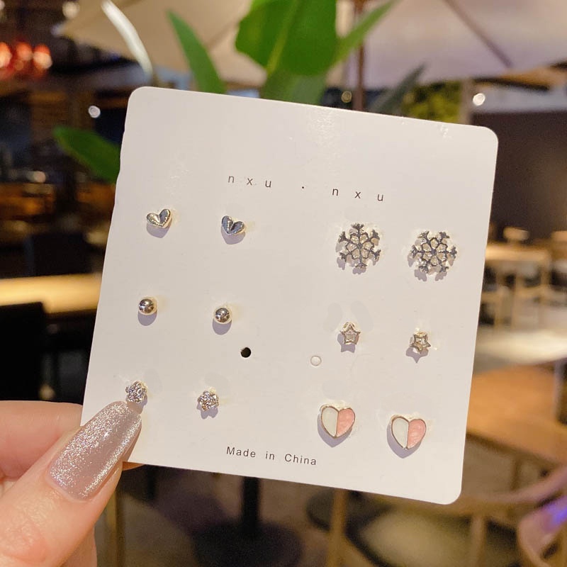 Bông tai bạc 925 hình nơ đính ngọc trai đơn giản cho nữ