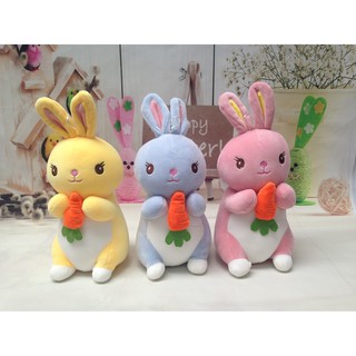 Thỏ ôm cà rốt tai mềm cao 20cm