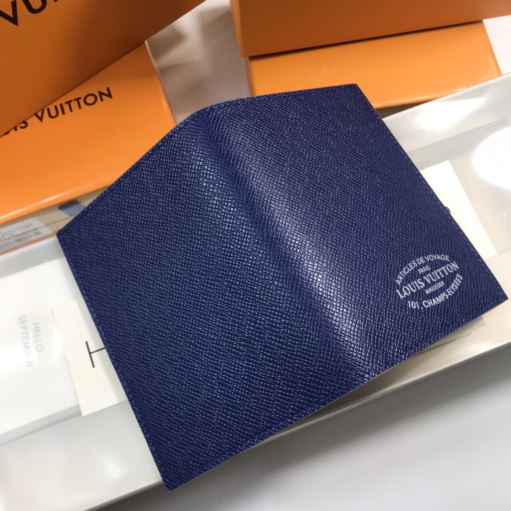 Ví kẹp thẻ thời trang cao cấp Louis Vuitton LV cho nam nữ phong cách sang trọng