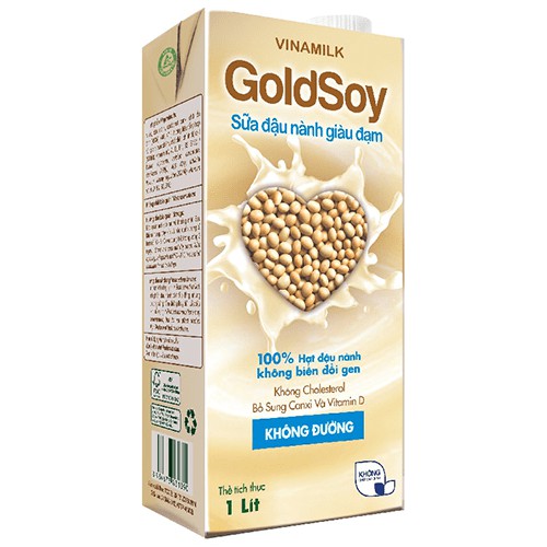 [Mã 159FMCGSALE giảm 8% đơn 500K] Bốn hộp Sữa Đậu Nành Vinamilk GoldSoy x01Lít