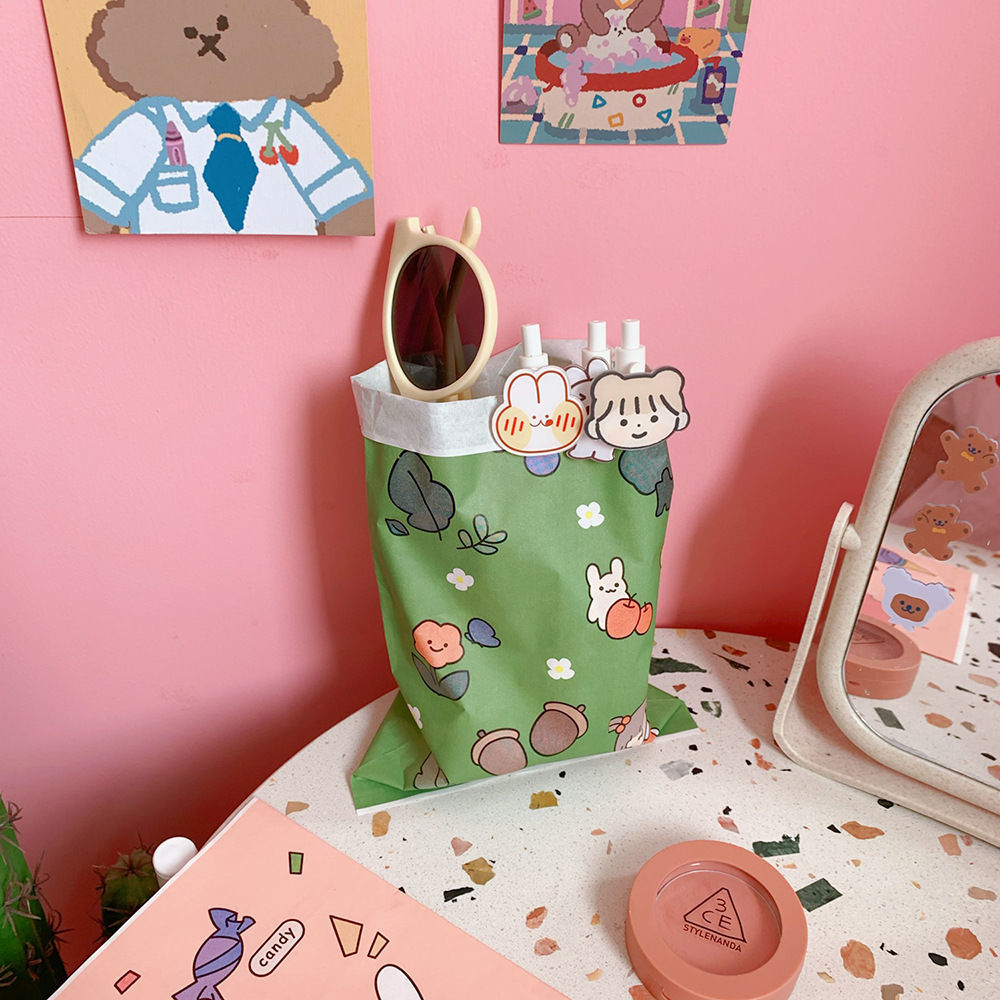 Túi Giấy Đựng Bánh Kẹo Mini Họa Tiết Hoạt Hình Xinh Xắn