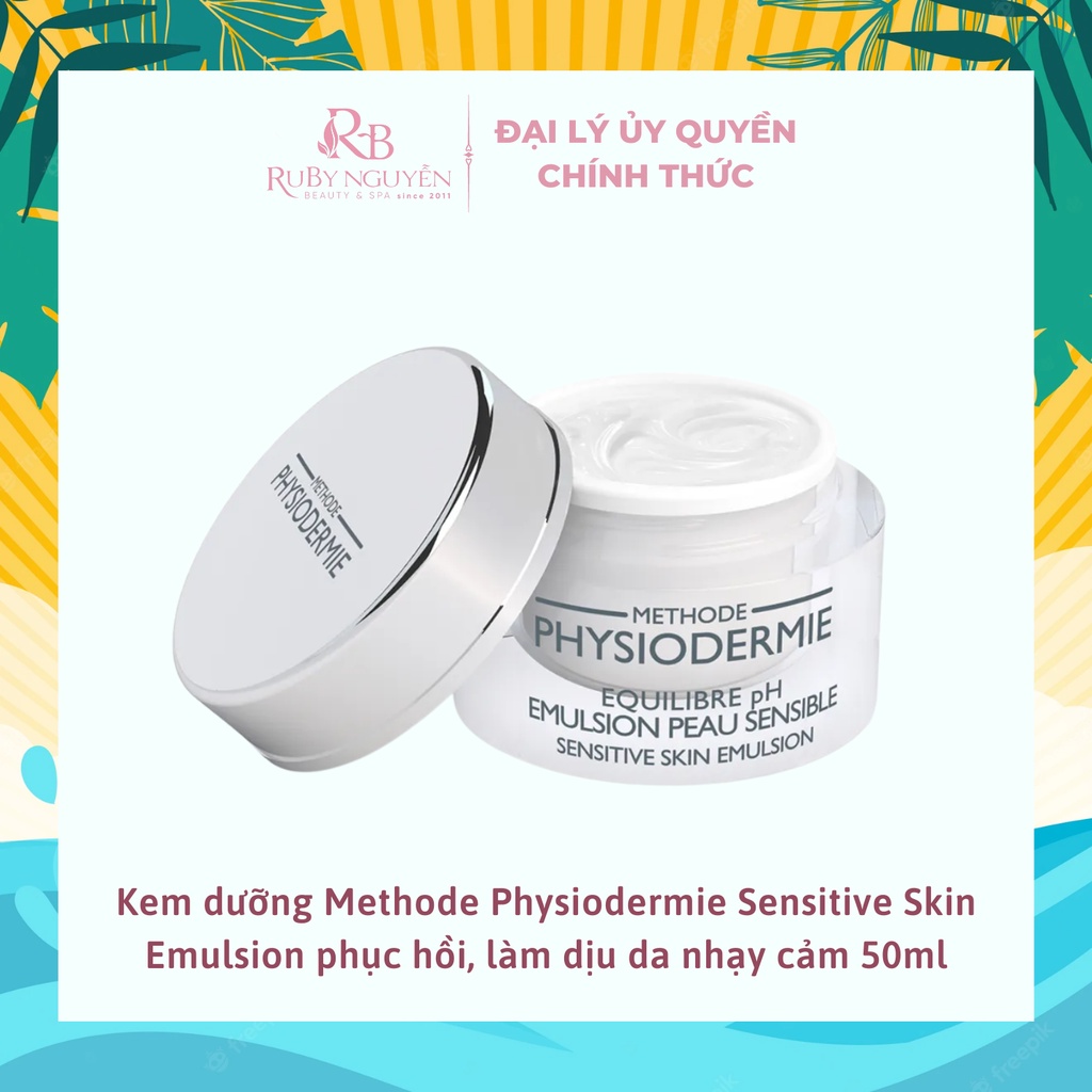 Kem dưỡng Methode Physiodermie Sensitive Skin Emulsion phục hồi nhạy cảm 50ml