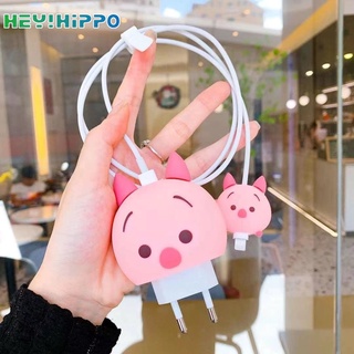 Phụ kiện bảo vệ đầu sạc nhanh 20w hình động vật đáng yêu