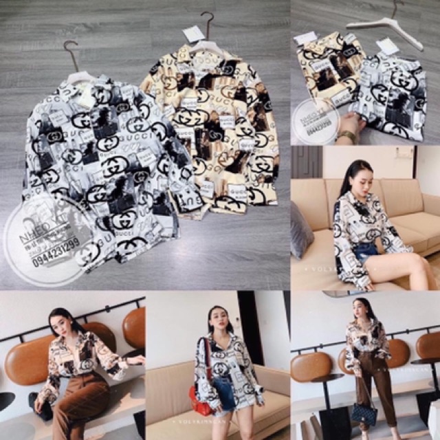 ÁO SƠ MI HOẠ TIẾT GC