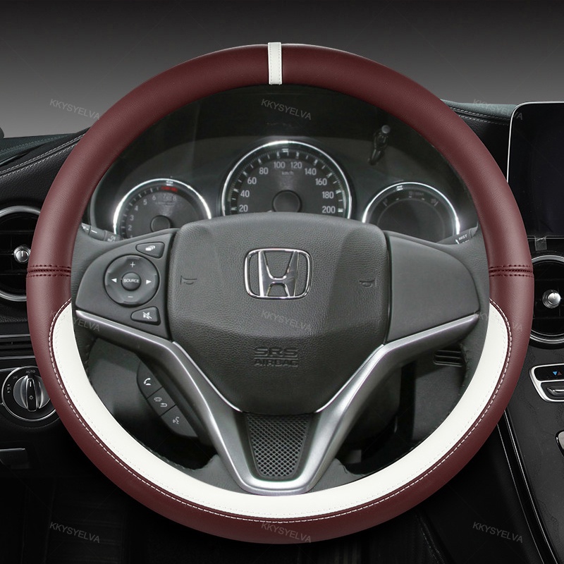 Bao Da Bọc Vô Lăng Xe Hơi Honda Civic FC FD Jazz BRV CRV HRV 38cm