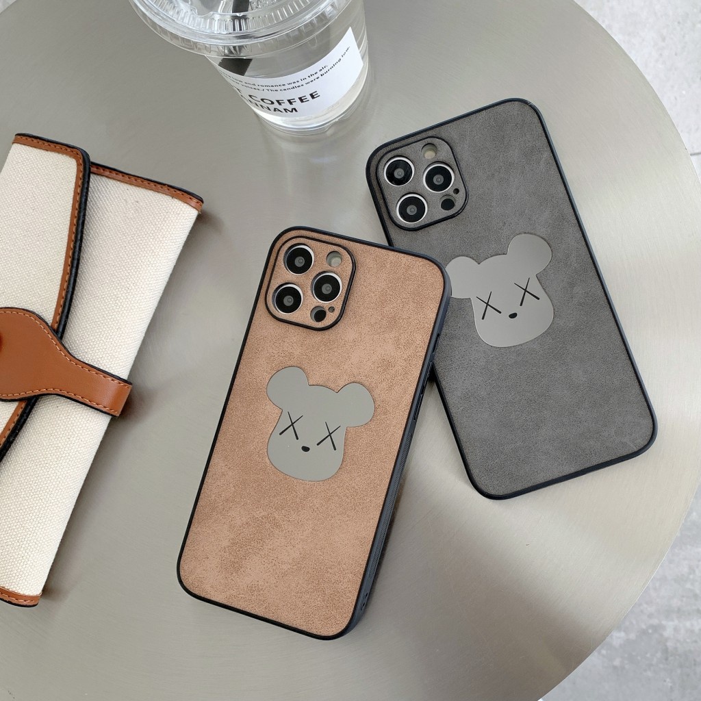 Ốp Điện Thoại Họa Tiết Gấu Hoạt Hình Cho iPhone 13 12 mini 11 pro max X XR XS max 8 7 plus SE 2020