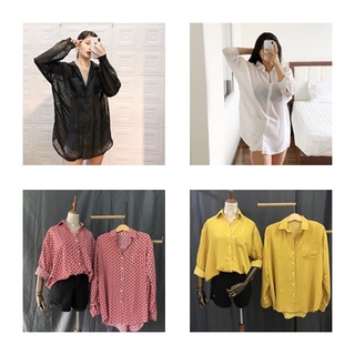 Áo sơ mi form rộng - dấu quần bigsize chuẩn xuất khẩu