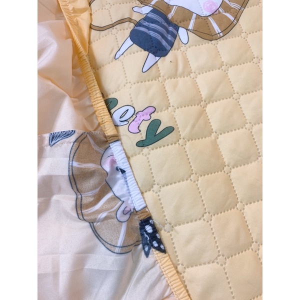 Ga chống thấm Cotton trần bông cao cấp MUSO dùng thay ga giường siêu tiện lợi. shop uy tín