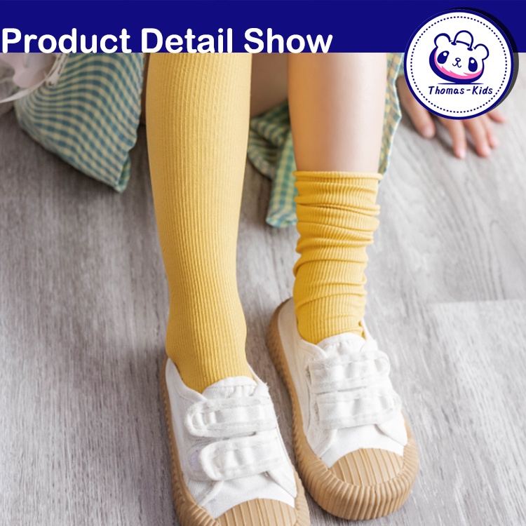Vớ Dài Trung Bình Thoáng Khí Cho Bé Gái 1-12 Tuổi