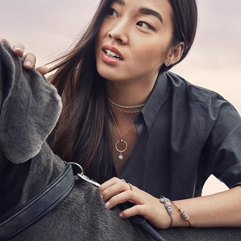 charm pan treo quả châu mẫu hè 2021 bạc s925