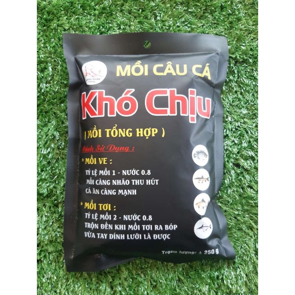 Cám câu cá Khó Chịu đen 250g