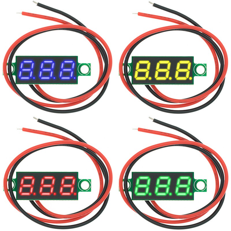 Thiết Bị Đo Điện Áp Màn Hình LED 0.28 Inch 2.5V-40V