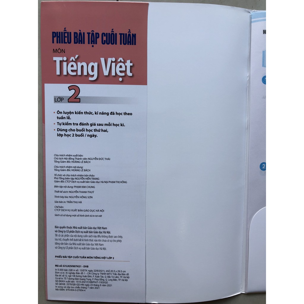 Sách Phiếu bài tập cuối tuần môn Tiếng Việt lớp 2 (Kết nối tri thức với cuộc sống)