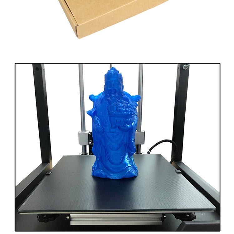 Tấm bàn in Ultrabase thế hệ mới vân carbon bề mặt phủ silicon dành cho máy In 3D có bàn nhiệt