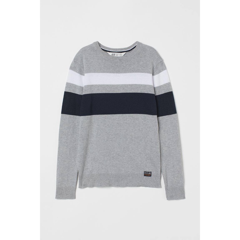 Áo Len Nam Bé Trai Lớn Tay Dài Cổ Tròn - Áo Đẹp Thời Trang Xuân Thu Đông Nhiều Màu Nhiều Size Trangnauth F185