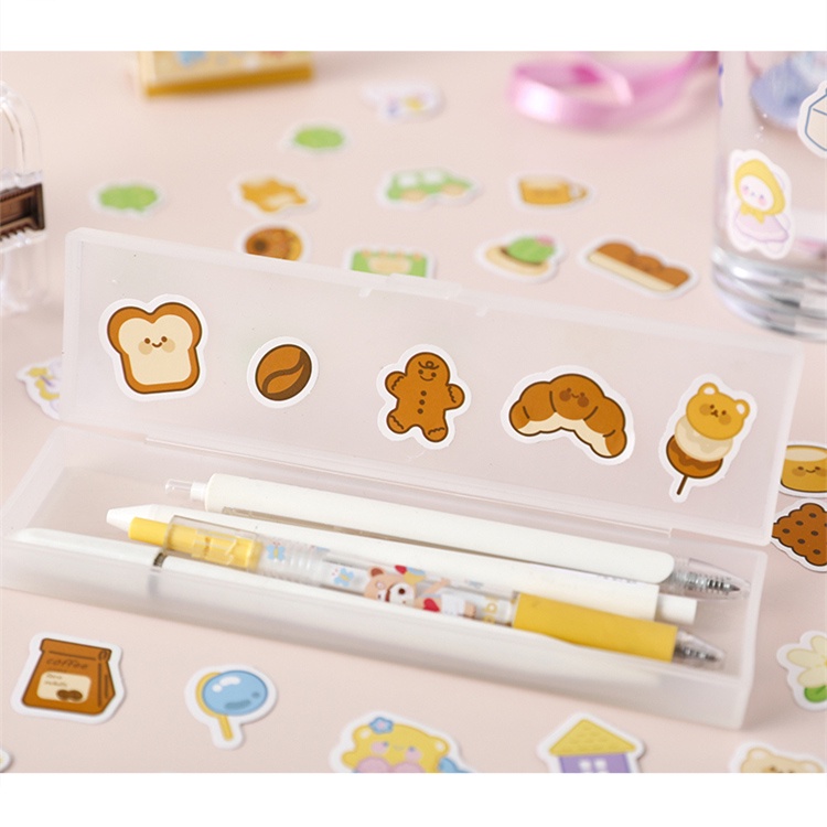Flowertree 40 Sticker Dán Hình Con Gấu Trang Trí Scrapbook