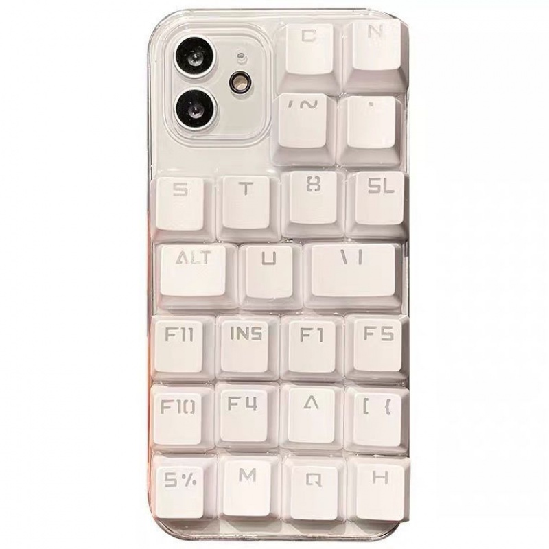 Ốp Điện Thoại Họa Tiết Bàn Phím Đơn Giản Cho iPhone 13 12 11 Pro Max X XS XR XS Max