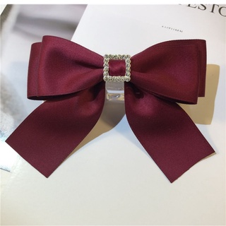 Kẹp tóc, cặp tóc nơ ruy băng hai tầng - Y045