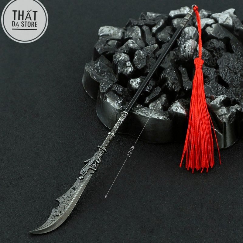 Móc Khóa Thanh Long Yển Nguyệt 22cm.
