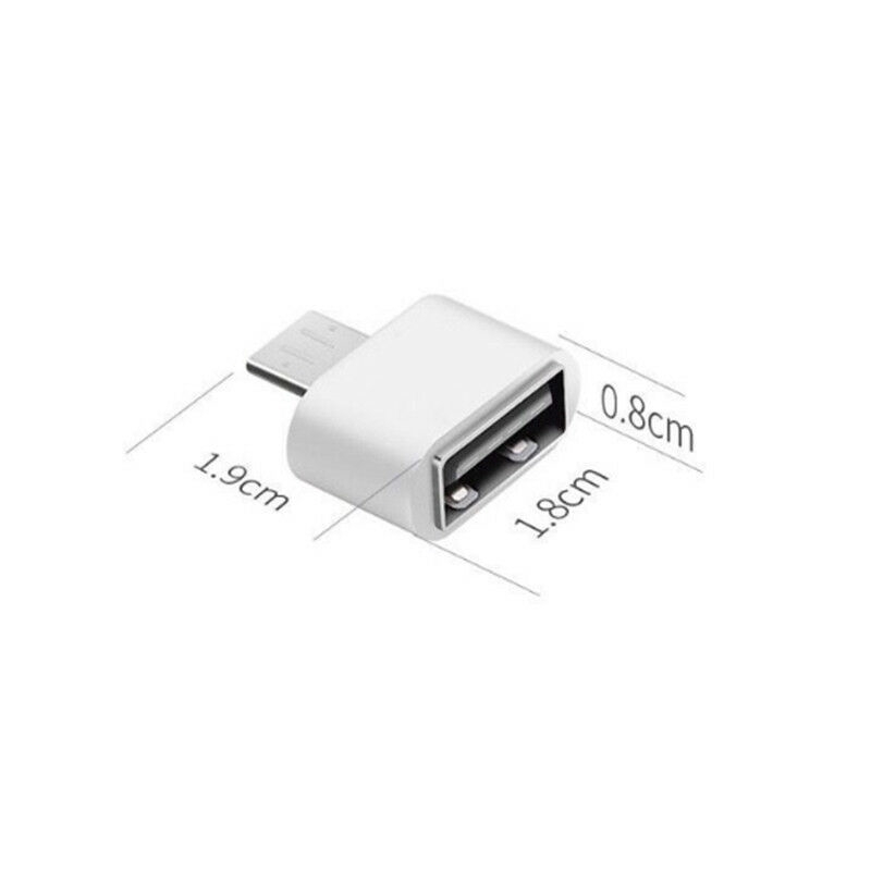 Bộ 2 đầu chuyển đổi OTG từ Micro USB Type-C sang USB 2.0