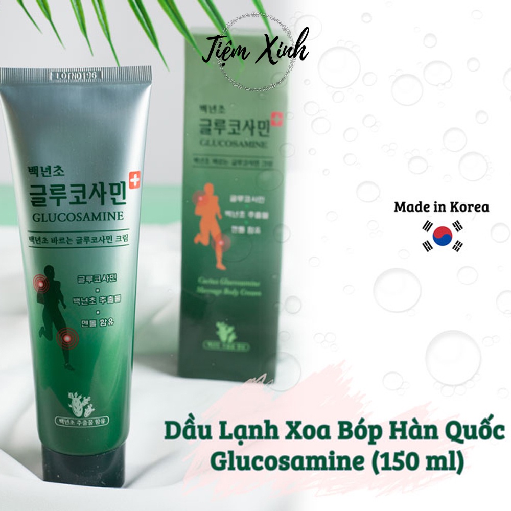 Dầu xoa bóp Hàn Quốc 150ml dầu lạnh Glucosamine giảm đau nhức không gây nóng rát