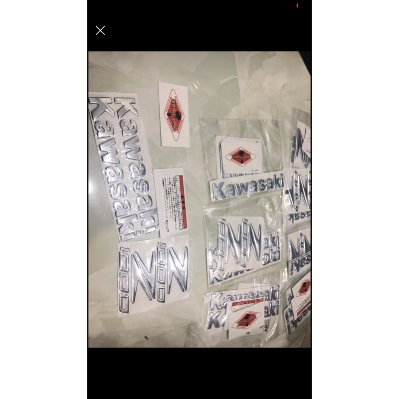 full bộ tem decal nổi kawasaki z1000