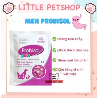 Men tiêu hóa probisol cho chó mèo gói 5gr | little petshop