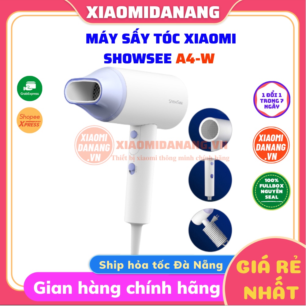 Máy sấy tóc Showsee A4-W ion âm chống khô tóc công suất lớn 1800W