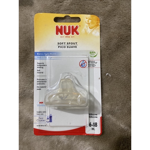 Bình tập uống NUK PP Nai vàng 150ml-và núm tập uống Đức