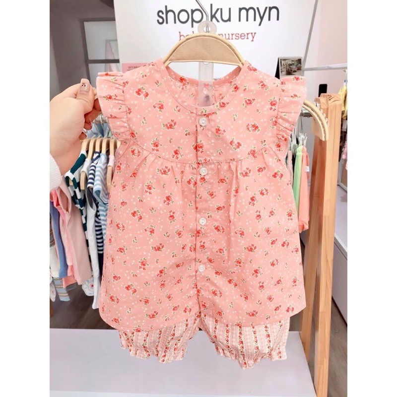 XẢ KHO set thô cotton poplin Lullaby bé trai bé gái