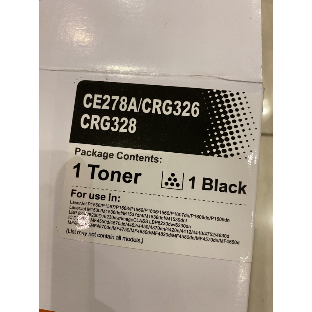 Hộp mực 78a/ 326 | Máy 6230, 6200, HP P1566 P1606, 1536dnf..|..CÓ LỖ ĐỔ/ THẢI MỰC - HÀNG FULL BOX