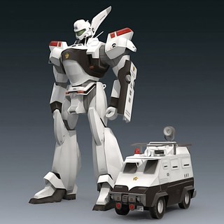 Mô hình giấy Anime Game xe Command Car Type 97 - Patlabor