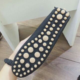 Giày lười da lộn mềm êm