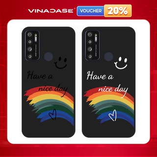 Ốp lưng Vina Case Vsmart Joy 3/Joy 4/Bee 3/...Silicone TPU dẻo đen viền bảo vệ camera hình Nice day
