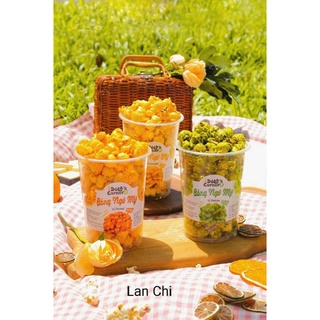 Bắp rang bơ hũ 120gr ( có 3 vị phô mai ,caramel,trà xanh)