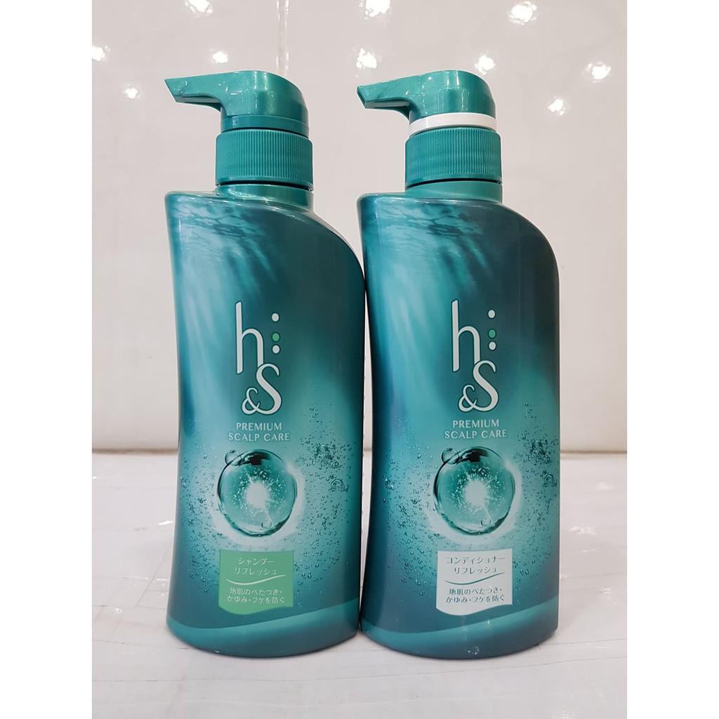 Bộ Dầu Gội Và Dầu Xả HS Premium Scalp Care 370ml Nhật Bản