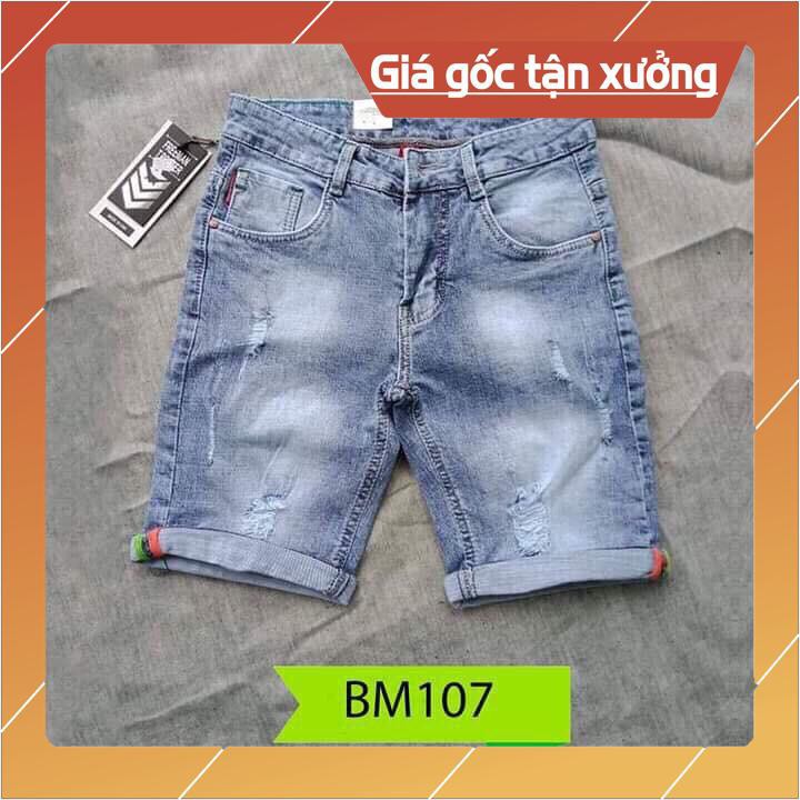 Quần short nam UC nhiều mẫu cao cấp kiểu xước trẻ trung, năng động