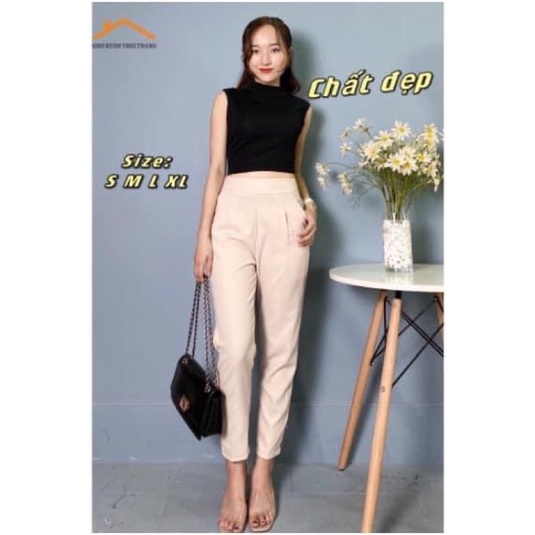 Quần Tây baggy xẻ gấu 85k