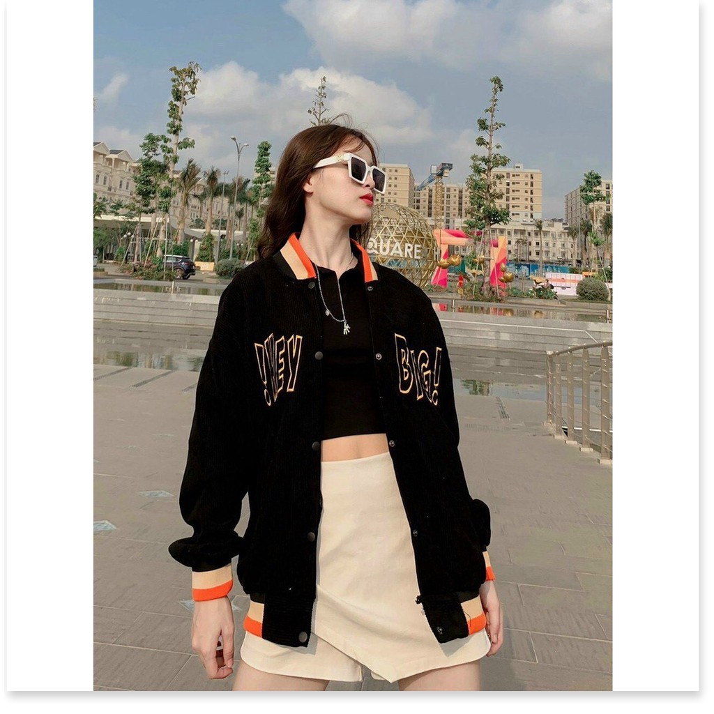 ÁO KHOÁC NỮ BOMBER UNISEX NHIỀU MÀU SẮC XINH XẮN LANA FASHION