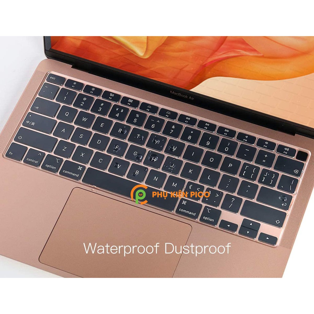 Phủ phím Macbook Air, Macbook Pro, Macbook Retina trong suốt TPU cao cấp chống nước, bụi bẩn - Phủ phím Macbook