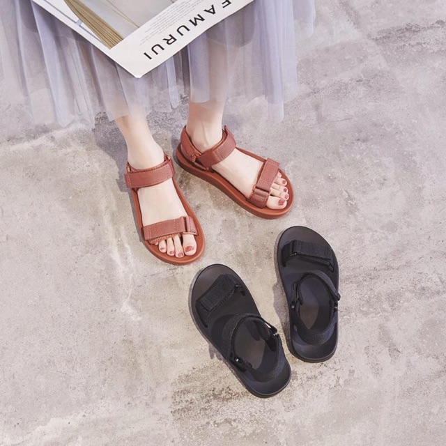 Sandal nữ đế dẻo 2 quai đơn giản cực hot